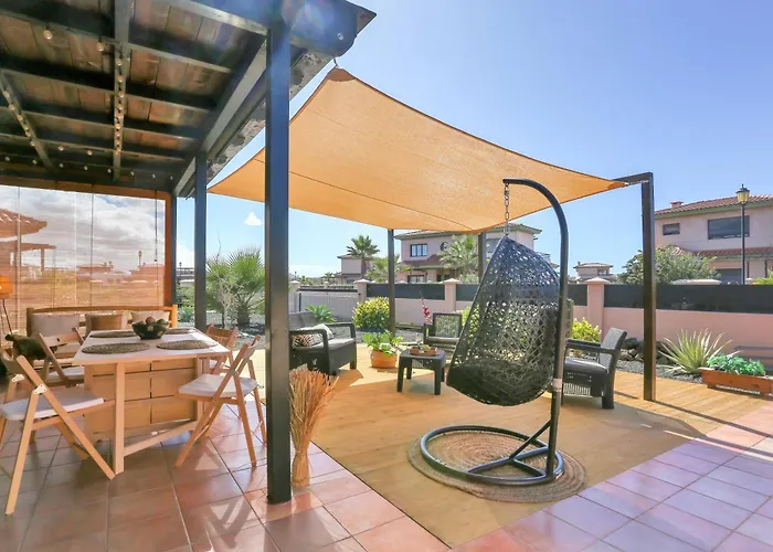 Villa La Torre Del Mar, Un Rincon En El Atlantico Lajares- Origomare - Remote Work